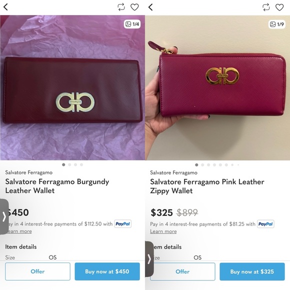 Authentic Salvatore Ferragamo Saffiano Leather Black Women's Zippy Wallet EUC! - Picture 15 of 16